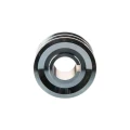 Doppelte Keilriemenscheibe (2-rillig) für 2 Keilriemen 2x17 - Ø 100 mm / Bohrung 38 mm, Passfedernut 10 mm