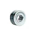 Doppelte Keilriemenscheibe (2-rillig) für 2 Keilriemen 2x17 - Ø 100 mm / Bohrung 42 mm, Passfedernut 12 mm