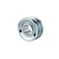 Doppelte Keilriemenscheibe (2-rillig) für 2 Keilriemen 2x17 - Ø 100 mm / Bohrung 42 mm, Passfedernut 12 mm