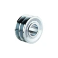 Doppelte Keilriemenscheibe (2-rillig) für 2 Keilriemen 2x17 - Ø 100 mm / Bohrung 42 mm, Passfedernut 12 mm