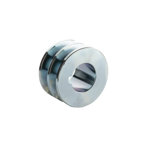 Keilriemenscheibe HA SPA 2x13 Mm, 80 Mm Außen-Ø – Doppelrad, Verzinkter Stahl