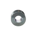 Doppelte Keilriemenscheibe (2-rillig) für 2 Keilriemen 2x13 - Ø 80 mm / Bohrung 38 mm, Passfedernut 10 mm
