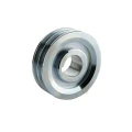 Doppelte Keilriemenscheibe (2-rillig) für 2 Keilriemen 2x13 - Ø 120 mm / Bohrung 38 mm, Passfedernut 10 mm