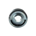 Doppelte Keilriemenscheibe (2-rillig) für 2 Keilriemen 2x13 - Ø 120 mm / Bohrung 42 mm, Passfedernut 12 mm