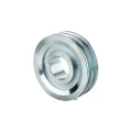 Doppelte Keilriemenscheibe (2-rillig) für 2 Keilriemen 2x13 - Ø 120 mm / Bohrung 42 mm, Passfedernut 12 mm