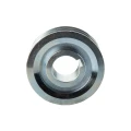 Doppelte Keilriemenscheibe (2-rillig) für 2 Keilriemen 2x13 - Ø 120 mm / Bohrung 42 mm, Passfedernut 12 mm