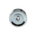 Doppelte Keilriemenscheibe (2-rillig) für 2 Keilriemen 2x13 - Ø 100 mm / Bohrung 19 mm, Passfedernut 6 mm