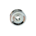 Doppelte Keilriemenscheibe (2-rillig) für 2 Keilriemen 2x13 - Ø 100 mm / Bohrung 28 mm, Passfedernut 8 mm