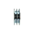 Doppelte Keilriemenscheibe (2-rillig) für 2 Keilriemen 2x13 - Ø 100 mm / Bohrung 28 mm, Passfedernut 8 mm