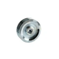 Doppelte Keilriemenscheibe (2-rillig) für 2 Keilriemen 2x13 - Ø 120 mm / Bohrung 24 mm, Passfedernut 8 mm