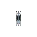 Doppelte Keilriemenscheibe (2-rillig) für 2 Keilriemen 2x13 - Ø 120 mm / Bohrung 24 mm, Passfedernut 8 mm