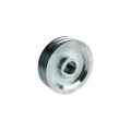 Doppelte Keilriemenscheibe (2-rillig) für 2 Keilriemen 2x13 - Ø 120 mm / Bohrung 28 mm, Passfedernut 8 mm