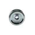 Doppelte Keilriemenscheibe (2-rillig) für 2 Keilriemen 2x13 - Ø 120 mm / Bohrung 28 mm, Passfedernut 8 mm