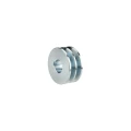 Doppelte Keilriemenscheibe (2-rillig) für 2 Keilriemen 2x13 - Ø 80 mm / Bohrung 28 mm, Passfedernut 8 mm