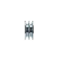 Doppelte Keilriemenscheibe (2-rillig) für 2 Keilriemen 2x13 - Ø 80 mm / Bohrung 28 mm, Passfedernut 8 mm