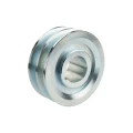 Doppelte Keilriemenscheibe (2-rillig) für 2 Keilriemen 2x17 - Ø 120 mm / Bohrung 42 mm, Passfedernut 12 mm