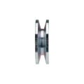 Keilriemenscheibe für 1 Keilriemen 11 mm - Ø 70 mm / Bohrung 18 mm, Passfedernut 4 mm