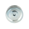 Doppelte Keilriemenscheibe (2-rillig) für 2 Keilriemen 2x13 - Ø 150 mm / Bohrung 19 mm, Passfedernut 6 mm