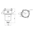 Rücklauffilter 130l/min RFM050CV1BB6 SOFIMA - Schema