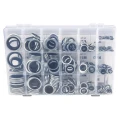Dichtring für Verschraubungen Set 390 Stk. + Kunststoff-Organizer