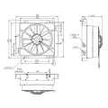 Hydraulik Ölkühler ST60 230V mit lüfter und Thermostat - Schema