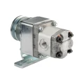 Hydraulikpumpe, Zahnradpumpe Größe 1 1,45ccm/U rechtsdrehend mit Vorsatzlager, Halter und Riemenscheibe
