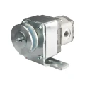 Hydraulikpumpe, Zahnradpumpe Größe 1 8,00ccm/U rechtsdrehend mit Vorsatzlager, Halter und Riemenscheibe