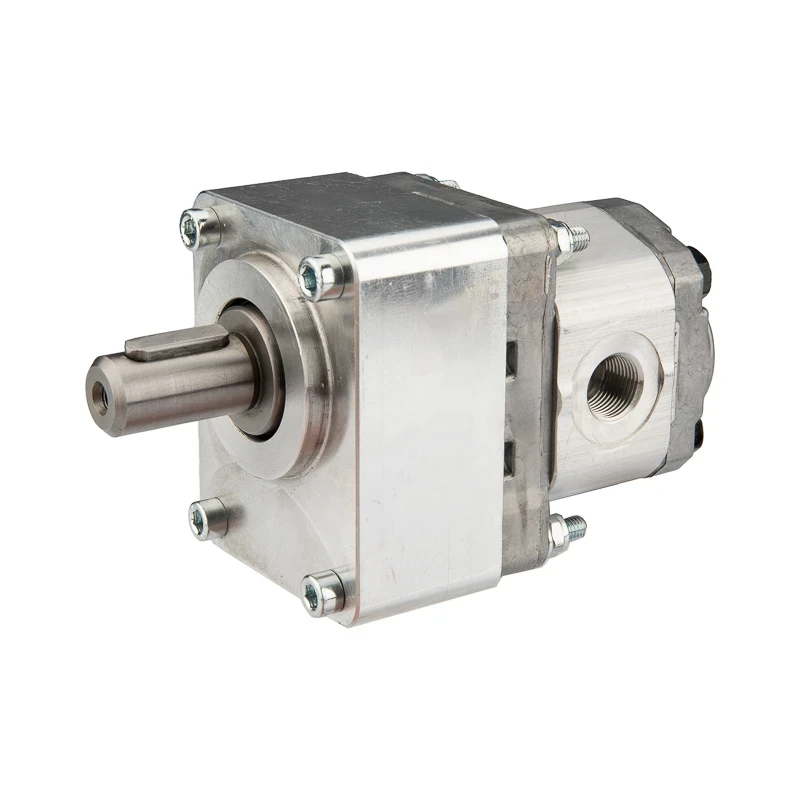 Hydraulikpumpe, Zahnradpumpe Größe 1 0,80ccm/U rechtsdrehend mit Vorsatzlager und zylindrischer Welle