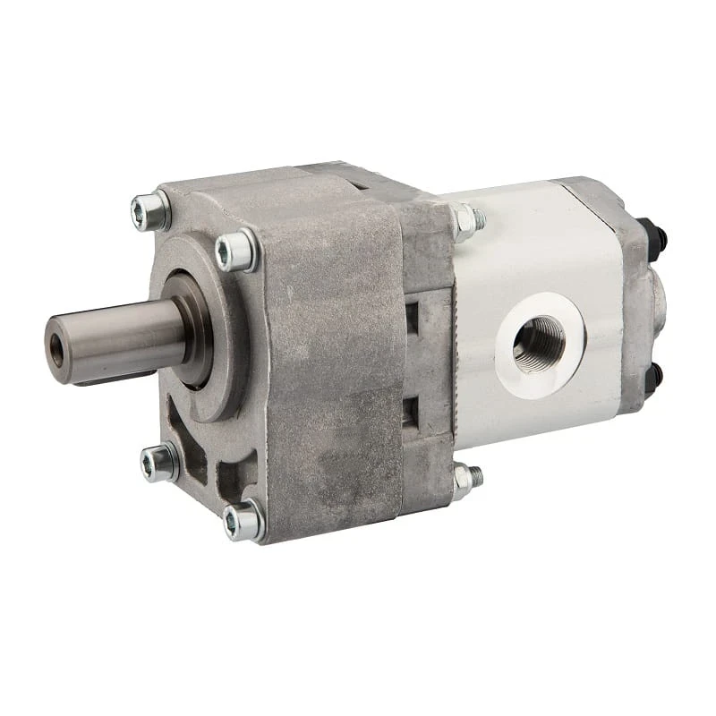 Hydraulikpumpe, Zahnradpumpe Größe 1 1,60ccm/U rechtsdrehend mit Vorsatzlager und zylindrischer Welle