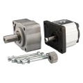 Hydraulikpumpe, Zahnradpumpe Größe 1 1,80ccm/U rechtsdrehend mit Vorsatzlager, zylindrischer Welle und Kupplung