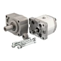 Hydraulikpumpe, Zahnradpumpe Größe 1 3,70ccm/U rechtsdrehend mit Vorsatzlager und zylindrischer Welle