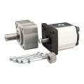 Hydraulikpumpe, Zahnradpumpe Größe 1 6,25ccm/U rechtsdrehend mit Vorsatzlager und zylindrischer Welle