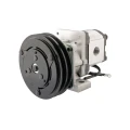 Hydraulikpumpe, Zahnradpumpe Größe 2 14 ccm/U rechtsdrehend mit elektromagnetischer Kupplung 12V Ø152 mm 2×13 mm