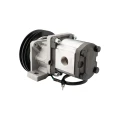 Hydraulikpumpe, Zahnradpumpe Größe 2 16 ccm/U rechtsdrehend mit elektromagnetischer Kupplung 12V Ø152 mm 2×13 mm