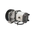 Hydraulikpumpe, Zahnradpumpe Größe 2 20 ccm/U rechtsdrehend mit elektromagnetischer Kupplung 12V Ø152 mm 2×13 mm