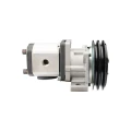 Hydraulikpumpe, Zahnradpumpe Größe 2 20 ccm/U rechtsdrehend mit elektromagnetischer Kupplung 12V Ø152 mm 2×13 mm