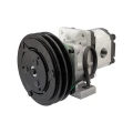 Hydraulikpumpe, Zahnradpumpe Größe 2 8 ccm/U rechtsdrehend mit elektromagnetischer Kupplung 12V Ø152 mm 2×13 mm