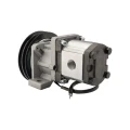 Hydraulikpumpe, Zahnradpumpe Größe 2 14 ccm/U rechtsdrehend mit elektromagnetischer Kupplung 24V Ø152 mm 2×13 mm