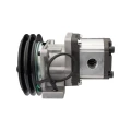 Hydraulikpumpe, Zahnradpumpe Größe 2 8 ccm/U rechtsdrehend mit elektromagnetischer Kupplung 24V Ø152 mm 2×13 mm