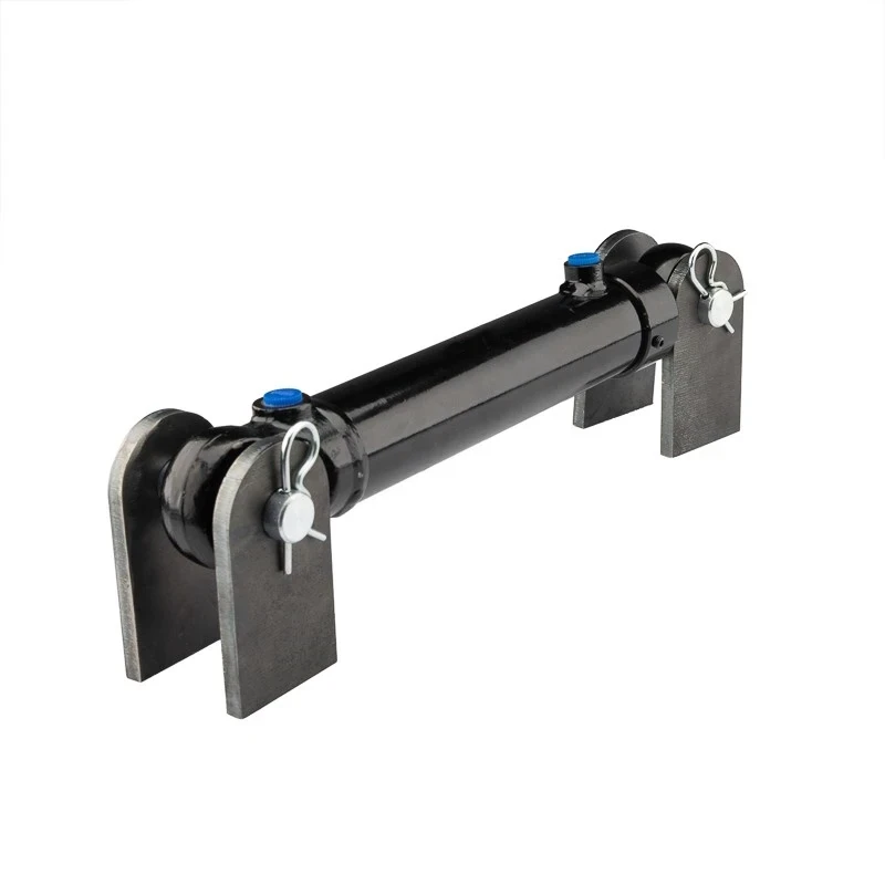 Hydraulikzylinder doppeltwirkend 50/25/200 mit Gelenkaugen 25mm + Befestigung - HT24