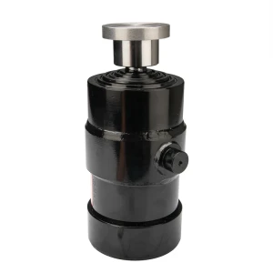 Teleskopzylinder 5-stufig Ø105/90/75/60/45mm 750mm Hub mit Kugelpfanne