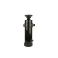 Teleskopzylinder 4-stufig Ø90/75/60/45mm 800mm Hub mit Kugelpfanne und Kardanring