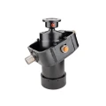 Teleskopzylinder 6-stufig Ø120/105/90/75/60/45mm 1250mm Hub mit Kugelpfanne und Kardanring