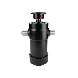 Teleskopzylinder 6-stufig Ø120/105/90/75/60/45mm 1250mm Hub mit Kugelpfanne
