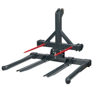 Palettengabel für Dreipunktaufnahme Kat. II 3-in-1 – Palettengabel, Ballenzinken 810 mm, verstellbare Seitenarme