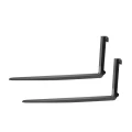 Palettengabelzinken 80x40x1200 mm, Klasse 2A, 1000 kg je Zinke – 2er-Set – für Frontlader und Teleskoplader