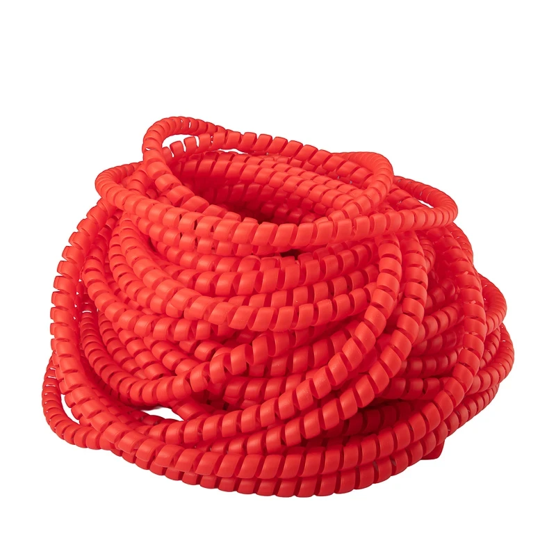 Schlauchschutzspirale WN16 für Hydraulikschläuche, 13–18 mm, HDPE, rot – 10 m