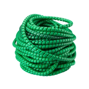 Schlauchschutzspirale WN20 für Hydraulikschläuche, 16–22 mm, HDPE, grün – 10 m