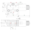 Hydraulik Umschaltventil 3/2-Wege Innengewinde: 3/4" Max. Durchfluß: 100L/min Max. Betriebsdruck: 350bar Spannung: 12V