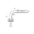 DKOL Pressnippel 90° für Hydraulikschläuche DN19 (20) 1SN/2SN, M33x2